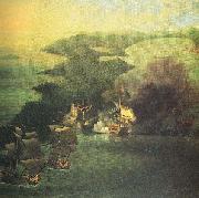 Samuel Scott Admiral Vernon capture of Porto Bello in 1739.